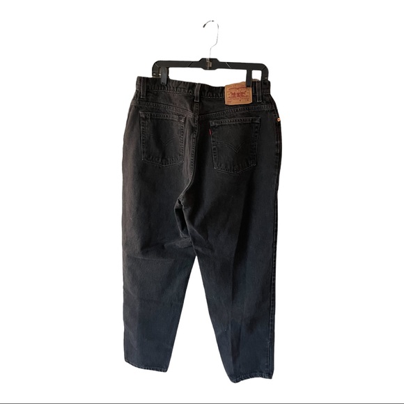 Womens Levi 550 Black Denim Jeans - Picture 2 of 5